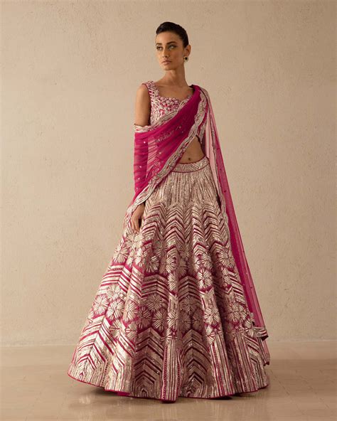 Chevron Lehenga Set