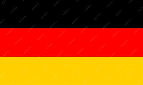 Colores oficiales de la bandera de Alemania y proporción ilustración ...