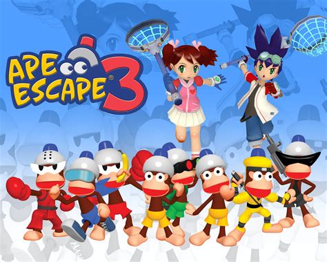 Ape Escape 3 wallpaper by CutiepieSpecter on DeviantArt