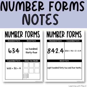 Image result for Forms of Numbers Notes Math