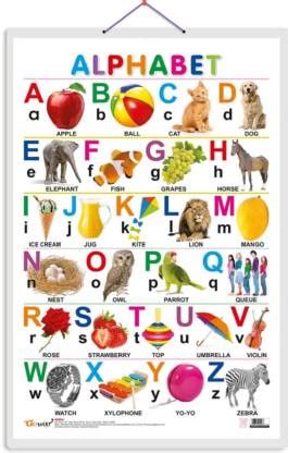 Alphabet Chart For Kids Learning Charts For 2 Year Old Baby: Buy ...