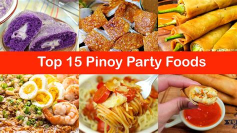 Top 15 Pinoy Party Foods - Must have dishes for any celebration - Yummy Kitchen