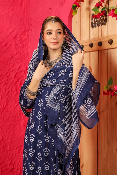 Blue Boota Suit Set – DIMPLE DESIGN STUDIO