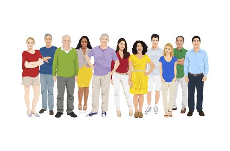 Illustration of diverse people - Download Free Vectors, Clipart ...