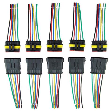 ZYTC 6 Pin Way Car Waterproof Wire Connector Plug Auto Electrical Wire ...