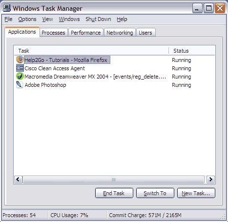 Image result for Windows XP Task Manager