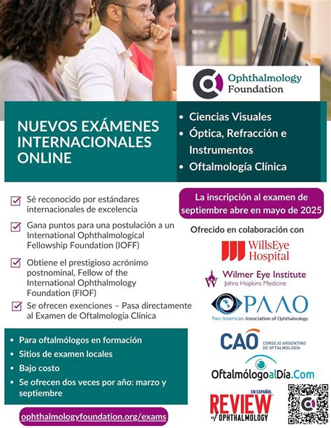Examinations for Ophthalmology - Ophthalmology Foundation