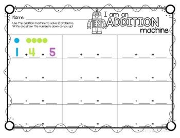 Image result for Addition Machine Activity