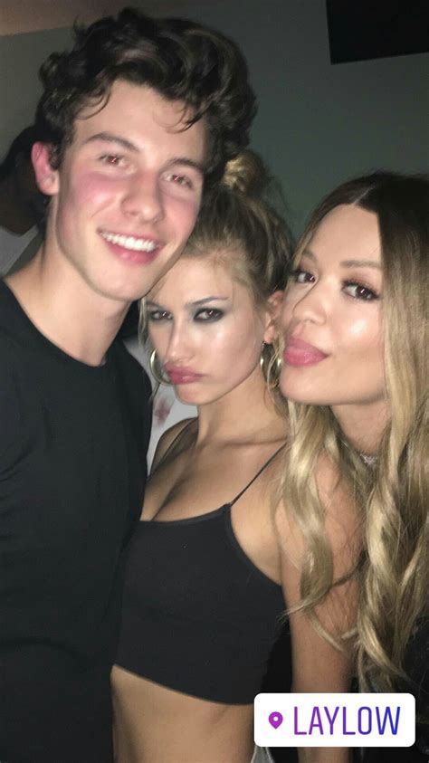 Shawn Mendes, Hailey Baldwin and Rita Ora 2017