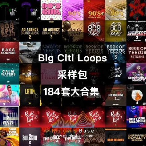 184套采样包大合集 Big Citi Loops Bundle 2022 WAV Trap Hiphop RNB Soul Lo-Fi ...