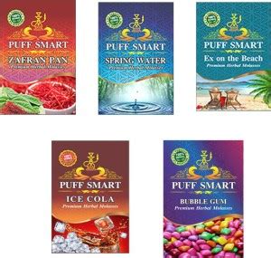 Puff Smart Premium Herbal Molasses Zafran Pan, Spring Water, Ex on the ...