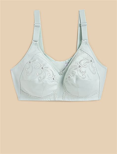 Buy Total Support Embroidered Full Cup Bra at Marks & Spencer