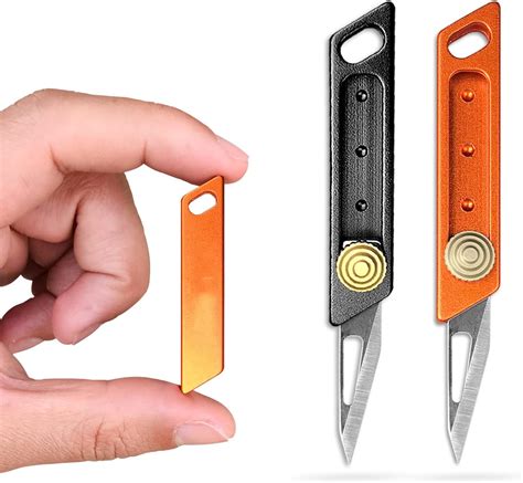 TERRIFI Box Cutter, 2pcs Folding Pocket Utility Knife, Small Pocket ...
