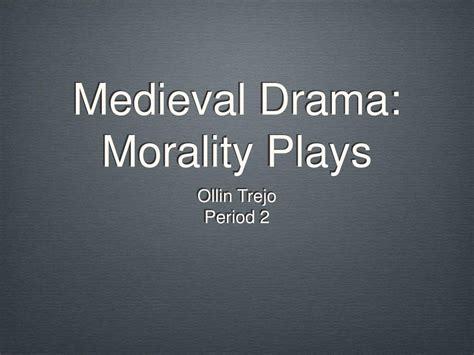 Morality Play 的图像结果