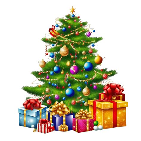 Christmas Tree Presents Clip Art Christmas Tree Decoration PNG Clip