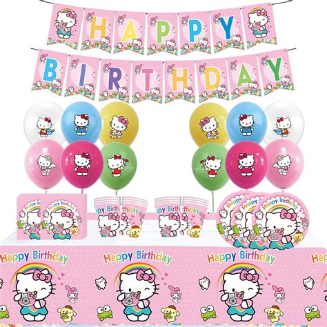 Hello Kitty Birthday Decorations Hello Kitty Party Supplies Hello Kitty ...