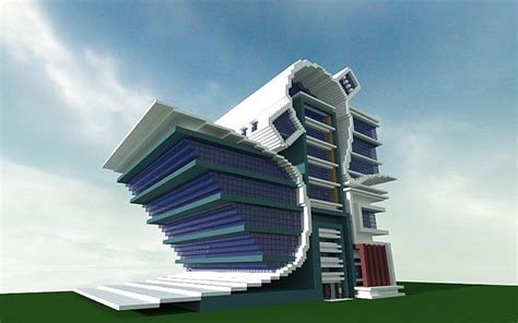 Image result for Futuristic Minecraft School Structure