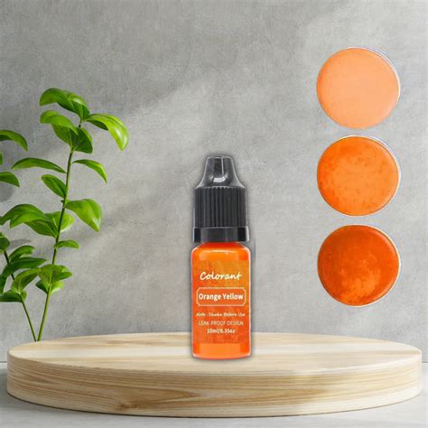 Liquid Dye (Candle & Soap) – Orange Yellow 10ml – Holistic Emporium