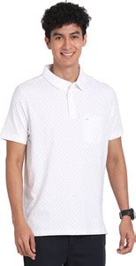 TURTLE Printed Men Polo Neck White T-Shirt - Buy TURTLE Printed Men ...