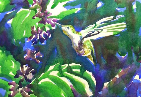 Image result for Simple Hummingbird Watercolor Tutorials