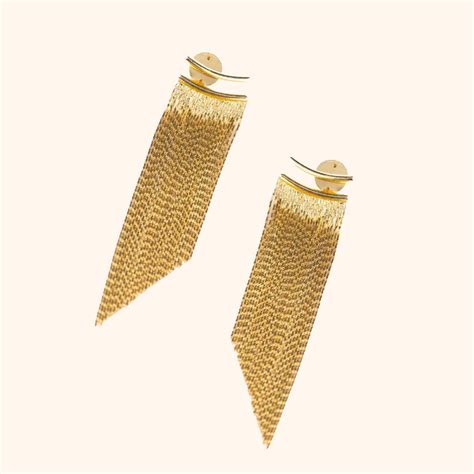 Buy 18K Gold Plated Earrings | Tassel Earrings | Amalfa - Amalfa