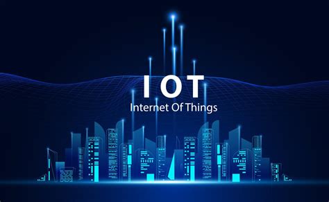 Abstract Internet of things Concept city 5G.IoT Internet of Things ...