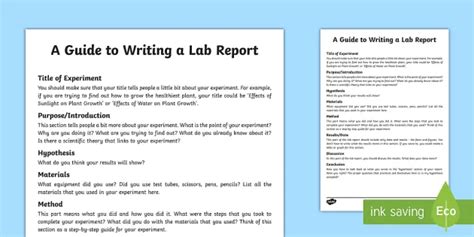 Image result for How to Write a Science Lab Procedure