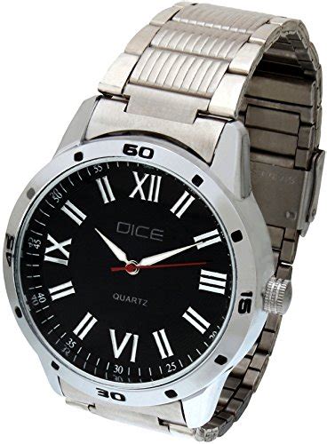 DICE "Numbers-4216" Formal Round Shaped Wrist Watch for Men. : Amazon ...