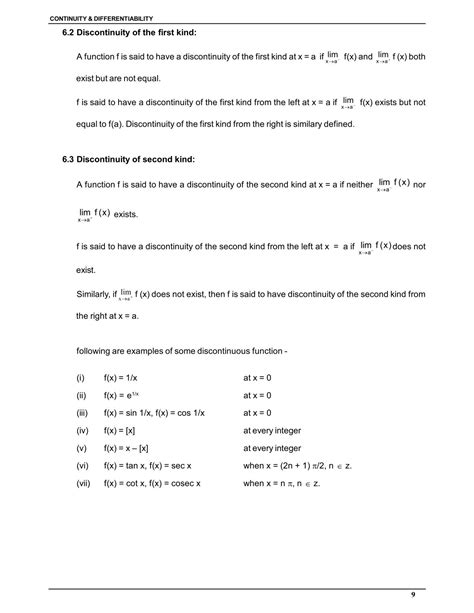 Image result for Continuity Concept Class 12