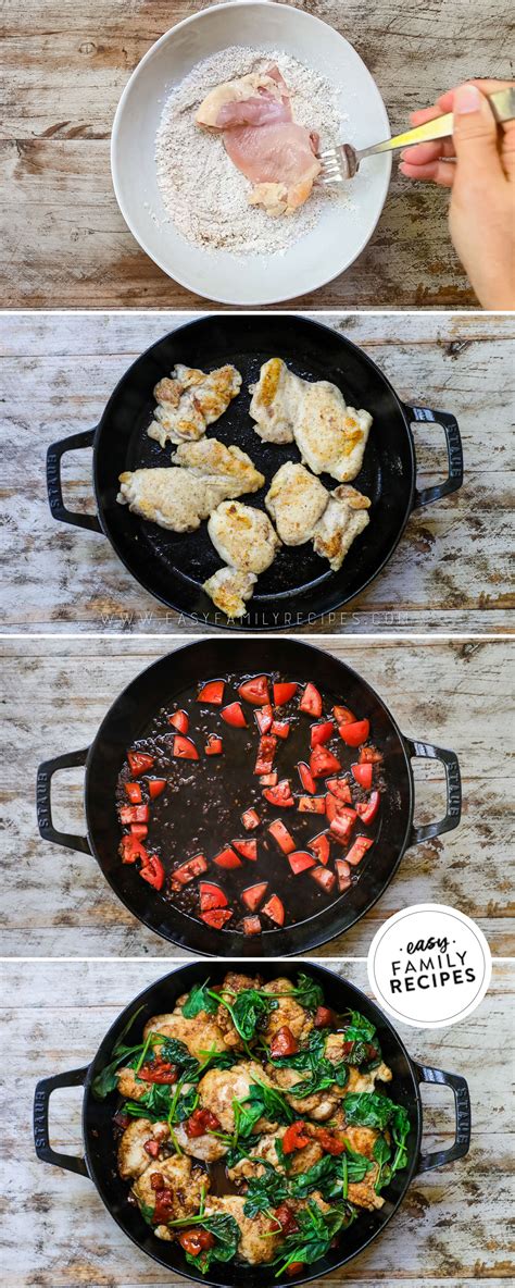 Tuscan Chicken Thigh Skillet · Easy Family Recipes