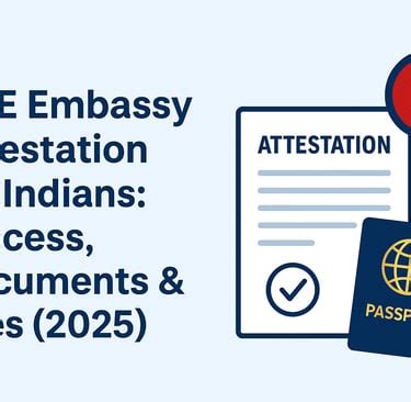 UAE Embassy Attestation: Complete Guide 2025 "attest documents uae ...