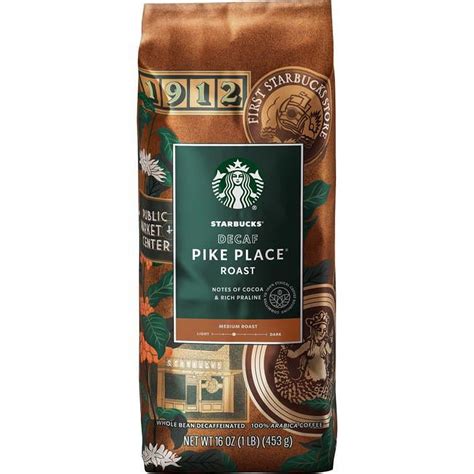 Starbucks Pike Place Decaf Whole Bean Coffee - Walmart.com