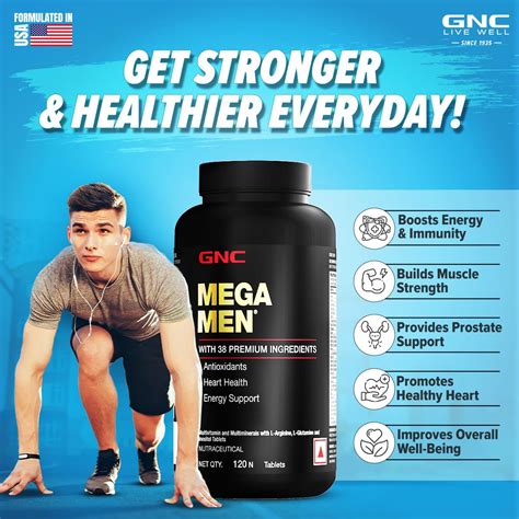GNC Mega Men Sport Multivitamin - 120 Tablets – Mk Protein Star