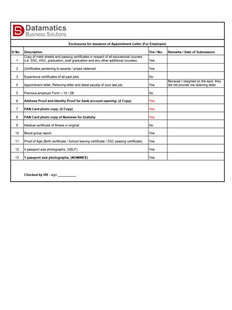 Document Checklist Example 的图像结果
