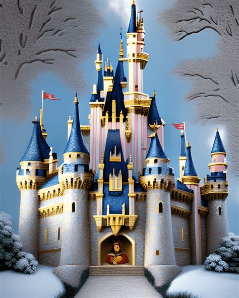 Snow White's Castle Hyper Realistic Graphic · Creative Fabrica