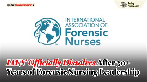 IAFN Officially Dissolves After 30+ Years of Forensic Nursing Leadership