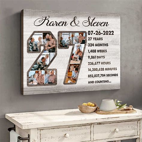 27 year wedding anniversary gift 60 photos - Astyledwedding.com