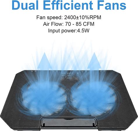 DQJMHSEN Adjustable Laptop Cooling Stand with Dual Fans - India | Ubuy