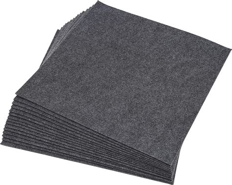 Carpet Squares 24" x 24" Peel and Stick Carpet Tiles, 15 Pcs Tile ...