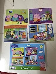 Frank Peppa Pig - A Set of 6 Jigsaw Puzzle for Kids Above 3+ Years ...