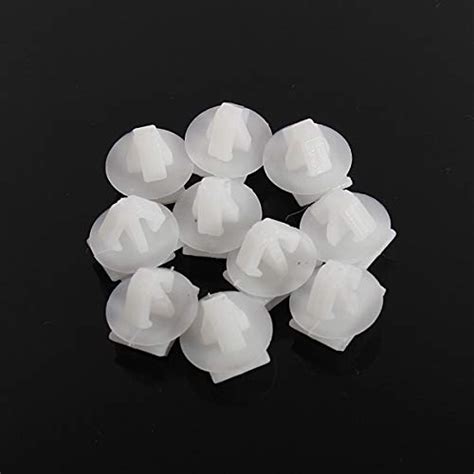 Machpro 10PCS White Exterior Door Moulding Fastener Clips For Peugeot ...