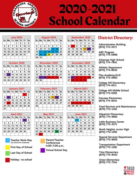 Conway Public Schools Calendar 2024 - Schoolcalendars.net
