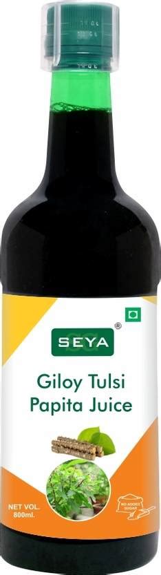 seya Giloy Tulsi papita Juice Effective for Immunity Improvement Price ...