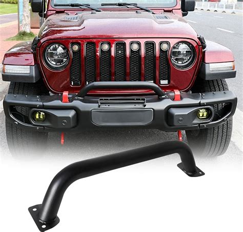 Amazon.com: ETL INDUSTRIES Front Steel Brush Guard Fits 2019-2023 for Jeep Gladiator JT & 2018 ...