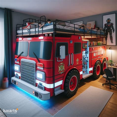 Childs Fire Truck Bed: Building a Sleep Haven with Playful Firefighter ...