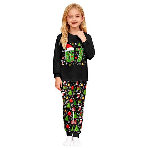 Childrens Christmas Pajamas Boys Christmas 67 Meme Pajama Set Long ...