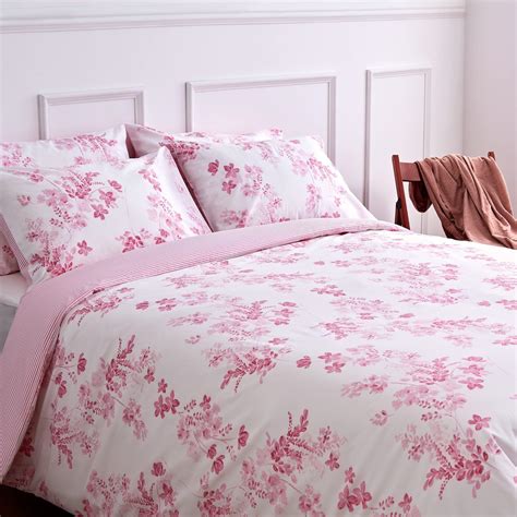 Dreams & Drapes - Pink Floral Wisteria Duvet Cover - King Bedding Size ...