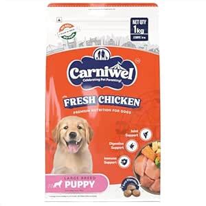 Carniwel Fresh Chicken Puppy Dry Dog Food 1kg | Natural Ingredients for ...