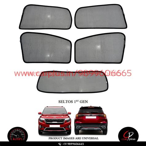 NSV Foldable Laser Sun Shades for Kia Seltos (1st GEN) – CARPLUS