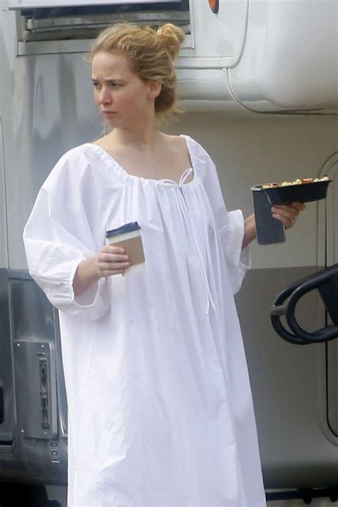 JENNIFER LAWRENCE on the Set of Red, White and Water in New Orleans 06 ...
